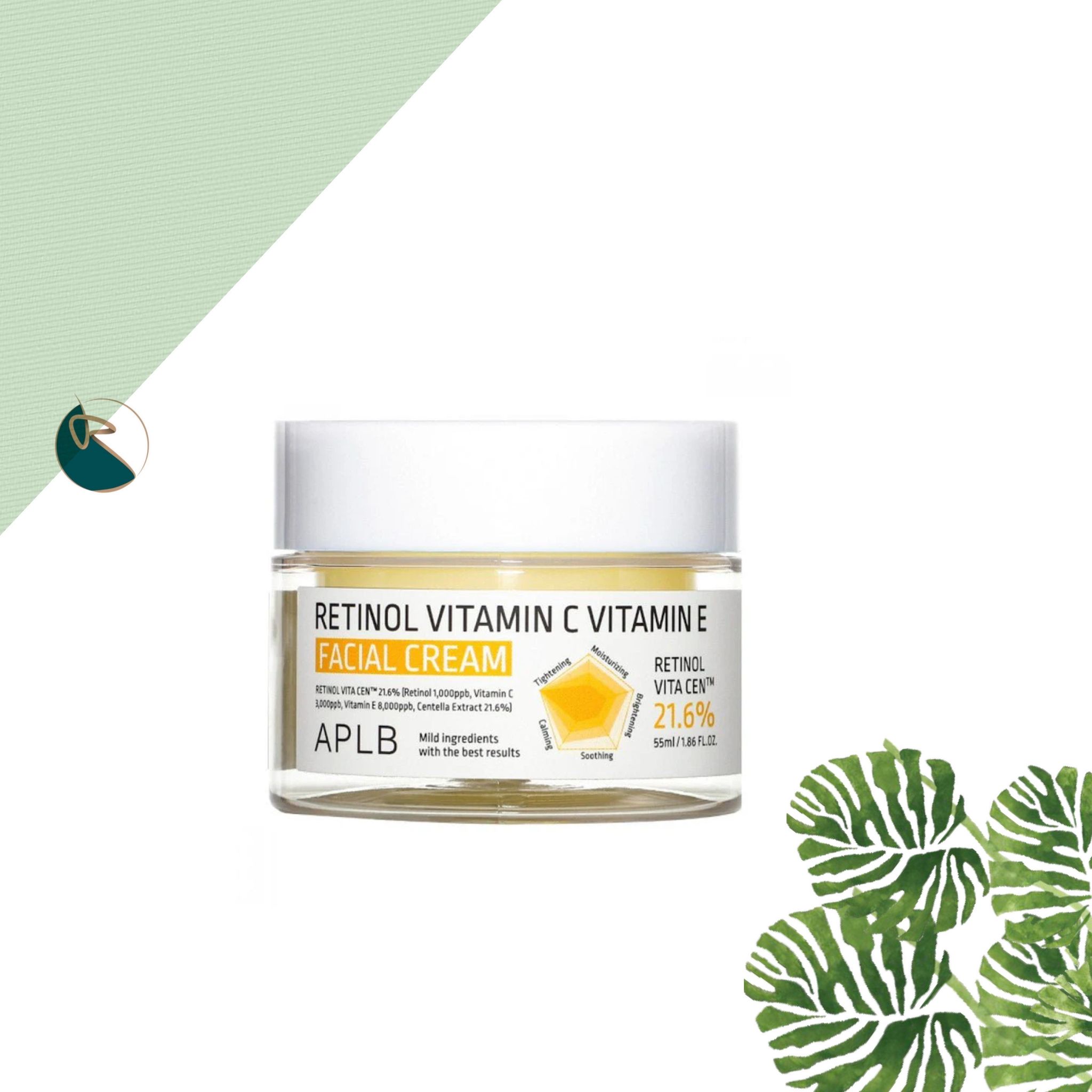 Aplb - Retinol Vitamin C Vitamin E Facial Cream 55ml
